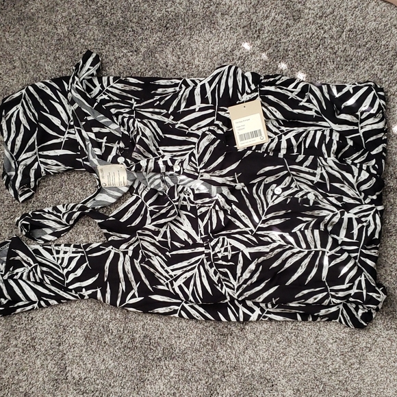 For Days zero waste 100% ecovero viscose The Easy Romper in Palm Print - Picture 4 of 5